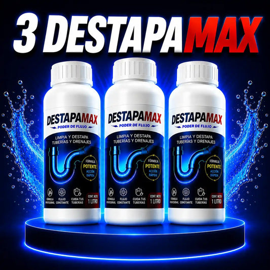 3 DestapaMax polvo limpia tuberia